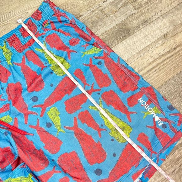 Flomotion Men’s Mahi Print Swim Trunks Bathing Suit Shorts XL - Picture 12 of 14